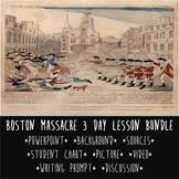 Boston Massacre Background and Primary Source Lesson Plan