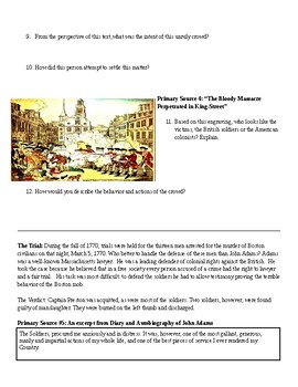 essay topics for the boston massacre