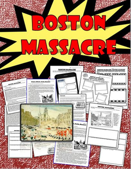 Preview of Boston Massacre, Primary Sources, Crispus Attucks, American Revolution