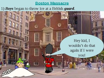 Preview of Boston Massacre and Boston Tea Party PowerPoint Presentation