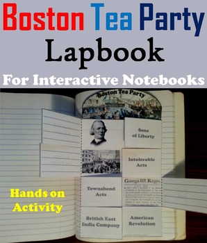 Preview of Boston Tea Party Interactive Notebook (Revolutionary War Activity)