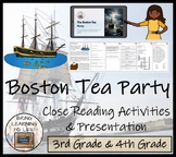 Boston Tea Party Close Reading Comprehension Activity | 3r