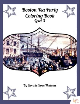 Preview of Boston Tea Party Coloring Book-Level A