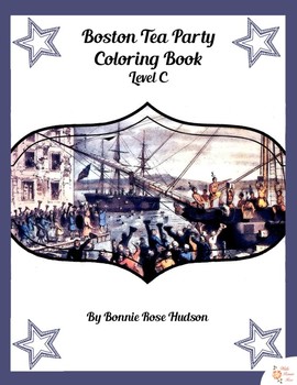 Preview of Boston Tea Party Coloring Book-Level C