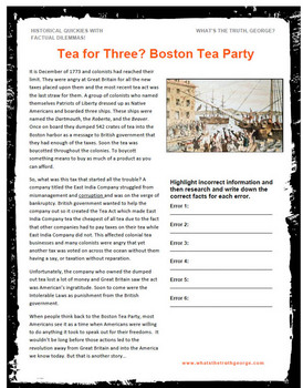 Preview of Boston Tea Party Podcast Internet Activity