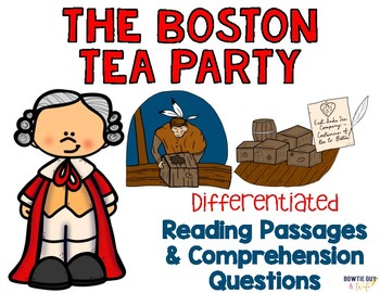 Preview of Boston Tea Party Reading Passages: Leveled Texts for SS Integration