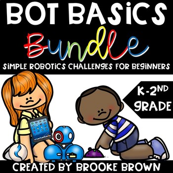 Preview of Bot Basics BUNDLE: Robotics / Robot Activities and Stations for Beginners