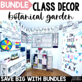 Botanical Classroom Decor Bundle | Plant Theme | Cactus Fa