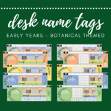 Botanical Desk Name Labels - Early Years