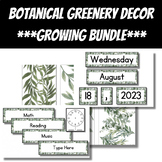 Botanical Greenery Classroom Decor Set - GROWING BUNDLE