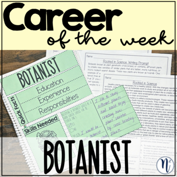 Preview of Botanist Career Study - Career of the Week