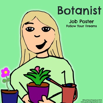 Preview of Botanist Poster - Discover Your Passions