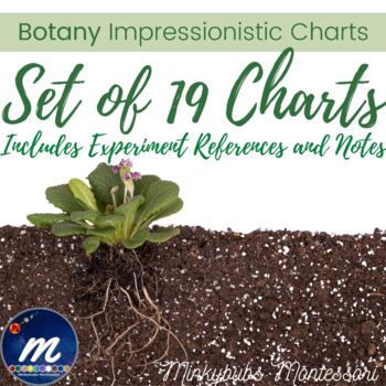 Preview of Botany Charts Impressionistic Montessori
