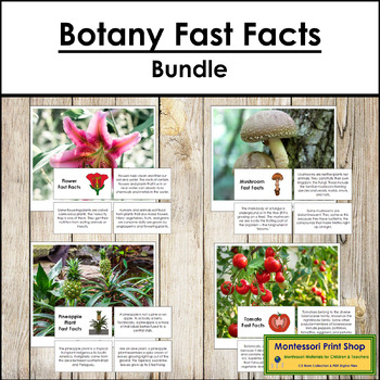 Preview of Botany Fast Facts Bundle - Plant Fast Facts