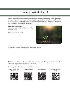 Preview of Botany Project