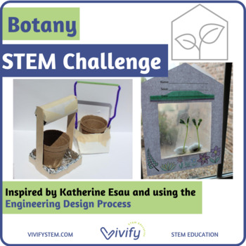 Preview of Botany STEM Challenge - Plant Anatomy & Engineering Women's History Activity