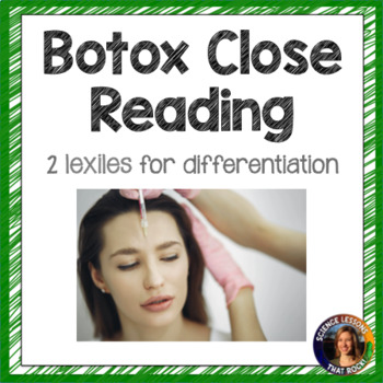 Preview of Botox Close Reading