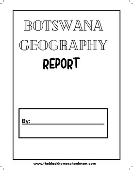 Preview of Botswana Country Profile| Geography| Africa | Social Studies | Black History