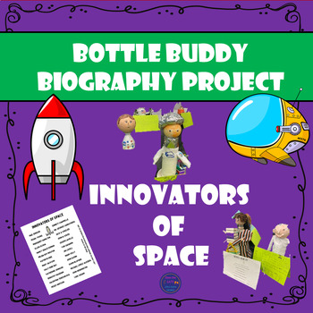 Preview of Bottle Buddy Biography Project - Innovators of Space