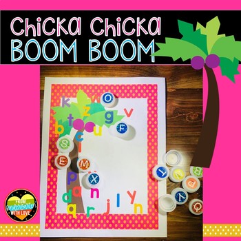 Bottle Cap Lid Game Center- Chicka Chicka Boom Boom | TpT