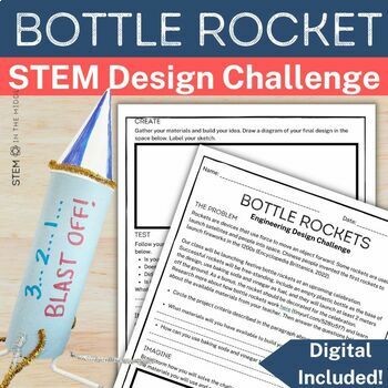 Preview of Bottle Rockets STEM Challenge and Summer Activity for Middle School Engineering