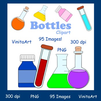 science beakers and test tubes clipart heart