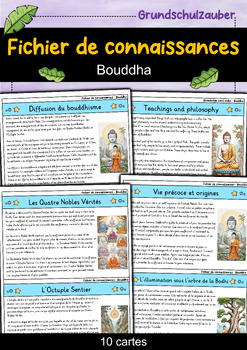 Preview of Bouddha - Fichier de connaissances - Personnages célèbres (français)