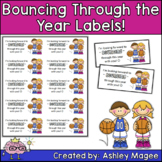 Bouncing through the year bouncy ball student gift Freebie