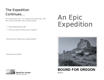 Preview of Bound for Oregon hands-on, small group project