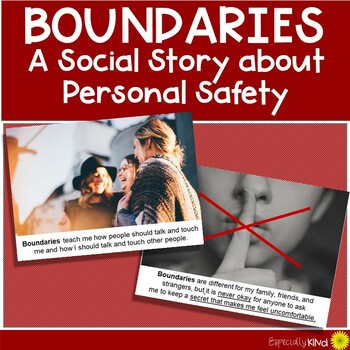 Preview of Boundaries: A Social Story about Personal Safety & Stranger Danger