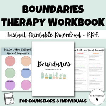 Boundaries Workbook by The Therapy Things | TPT