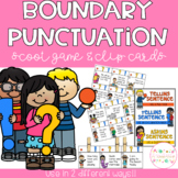 Boundary Punctuation Scoot and Clip Cards
