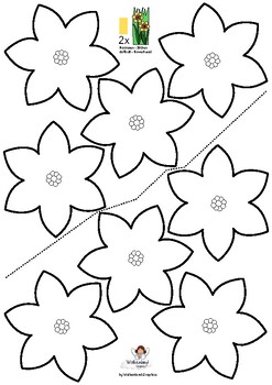 Bouquet of Daffodils Craftivity Print and Craft Templates Early Bloomers