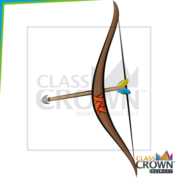 bow arrows clipart