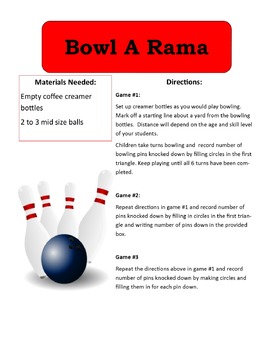 Preview of Bowl A Rama