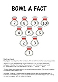 Bowl a Fact - Mulitplication & Basic Facts Math Game. Prin