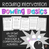 Bowling Basics Fluency Passage & Comprehension Close Reading Sixth Grade Level