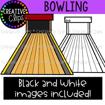 bowling lane clip art