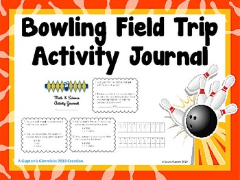 Preview of Bowling Field Trip Math & Science Activity Journal