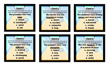 Preview of Bowling Game - Assessment Alley (Vocabulary & Word Analysis)