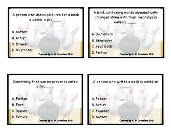 Preview of Bowling Game - Bowling for Reading Elements