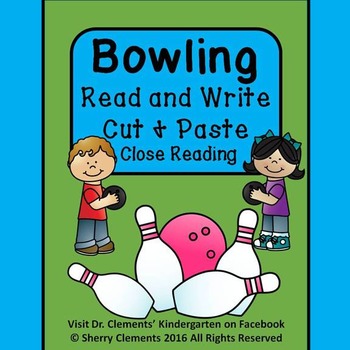 Preview of Bowling Reading Comprehension Passage | Fill in the Blank | Writing Response