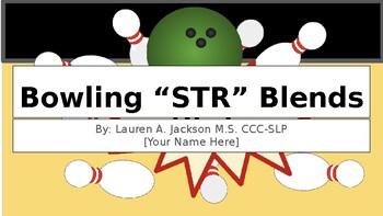 Preview of Bowling Speech Sounds "STR"
