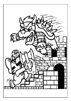 Bowser coloring pages