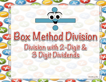 Preview of Box Method Division Math Mats