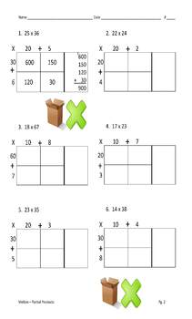 box method multiplication ultimate multipack by teaching with heart in