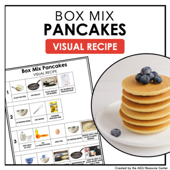 Preview of Box Mix Pancakes VISUAL RECIPE