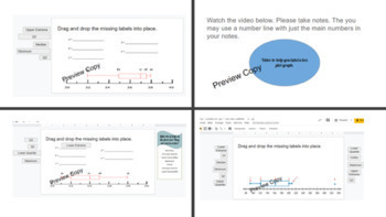 Preview of Box Plots - Create It! Distance Learning