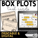 Box Plots Task Cards | Distance Learning | Google Slides