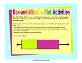 Box and Whisker Plot Activities - Grade 6 Math Statistics 
